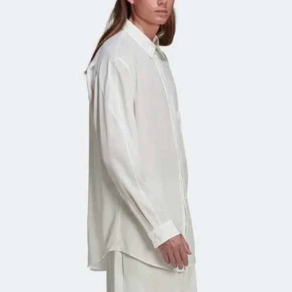 adidas x Y-3 Silky Taffeta Button Down Shirt - Picture 3 of 14